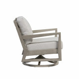 Ratana Furniture - Chairs Lucia Swivel Rocker - Pearl Frame Colour