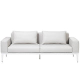 Ratana Furniture - Sofa & Loveseats White Frame Alassio 2.5 Seat Sofa
