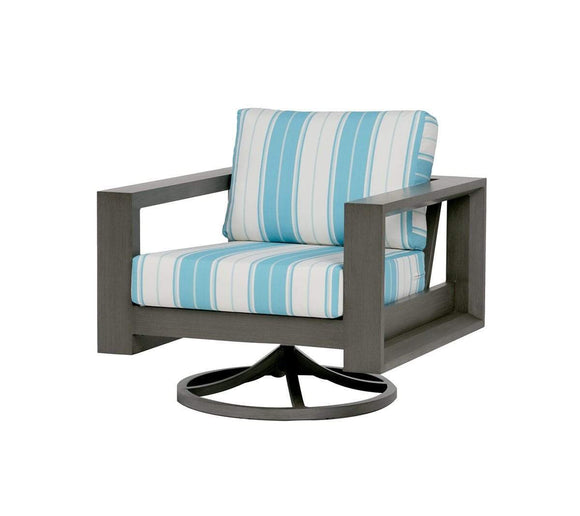 Ratana Swivel Club Ash Grey Element 5.0 Swivel Rocking Club Chair