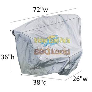 Ratana Weather Covers Ratana Furniture Cover - Curved Corner 2 - FN52553-V-C2 - W26"(72)"xD38"xH36"