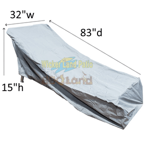 Ratana Weather Covers Ratana Furniture Cover - Lounger 2 - FN52520-C2 - W32"xD83"xH15"