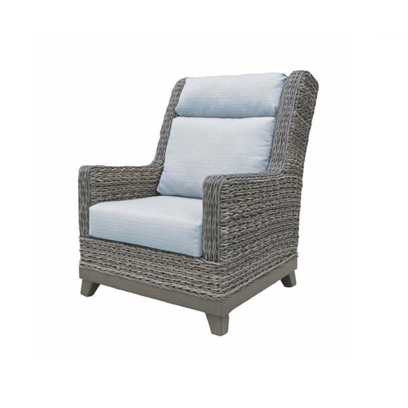 Ratana wicker Boston High Back Wing Chair