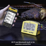 Thermoworks BBQ Accessories Signals BBQ Alarm Thermometer with Wi-Fi and Bluetooth Wireless Technology