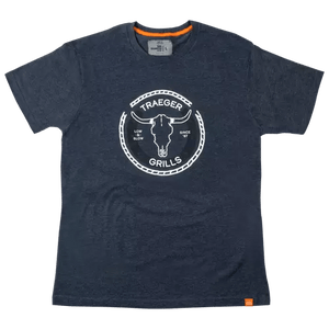 Traeger Apparel Traeger Longhorn T-Shirt - Navy/Heather