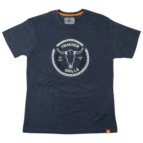 Traeger Apparel Traeger Longhorn T-Shirt - Navy/Heather