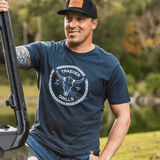 Traeger Apparel Traeger Longhorn T-Shirt - Navy/Heather