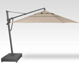 Treasure Garden Umbrellas Starlux 13' Octagon Cantilever Umbrella Black Frame Only, Add Canopy