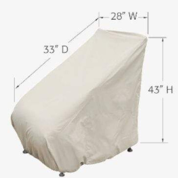 Treasure Garden Weather Cover Counter Height Chair - CP116