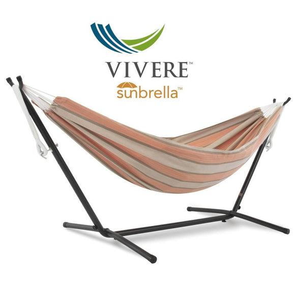 Vivere Hammocks 9ft Sunbrella® Hammock with Stand