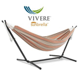 Vivere Hammocks Cameo 9ft Sunbrella® Hammock with Stand