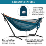 Vivere Hammocks Mesh Hammock Combo - (9ft)