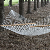 Vivere Hammocks Polyester Rope Hammock - Double (White)